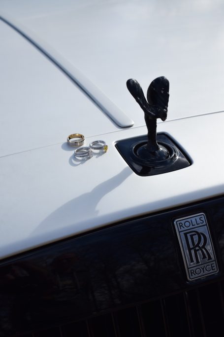 Rolls Royce with Wedding Rings